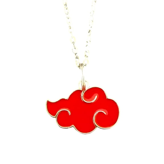 Anime Necklace - Naruto Red Cloud Pendant