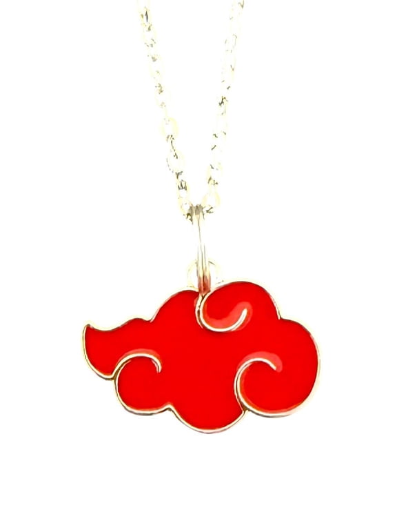 Anime Necklace - Naruto Red Cloud Pendant