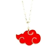 Anime Necklace - Naruto Red Cloud Pendant
