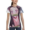 thumbnail image 1 of Anime Nezuko Kamado Youth Kids Fashion T-Shirt Graphic Short Sleeve Shirt Tees Teenage T-Shirt For Boy Girl, 1 of 9