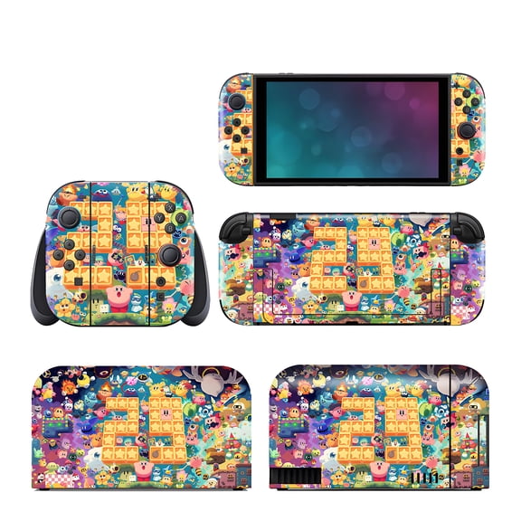 Anime for Nintendo Switch 2 Skin Full Set Protective Vinyl Decal Stickers for Switch 2 Console, Handle Grips & Dock | No Residue, Anti-Scratch - Mario