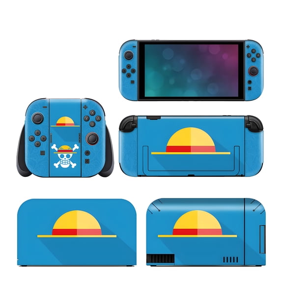 Anime for Nintendo Switch 2 Skin Full Set Protective Vinyl Decal Stickers for Switch 2 Console, Handle Grips & Dock | No Residue, Anti-Scratch - One Piece