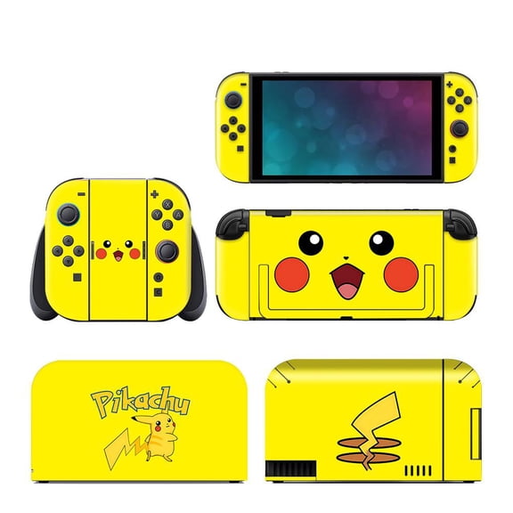 Anime for Nintendo Switch 2 Skin Full Set Protective Vinyl Decal Stickers for Switch 2 Console, Handle Grips & Dock | No Residue, Anti-Scratch - Pokemon