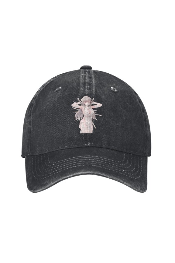 Anime Nurse Girl Art Pattern Baseball Cap Men'S Women'S Fashion Hat Vintage Adjustable Unisex Casquette