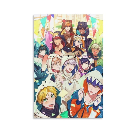 Anime Obey Me Print Poster Artworks Picture Print Poster Wall Art Painting Canvas Gift Decor Home Posters Decorative 12x18inch(30x45cm)