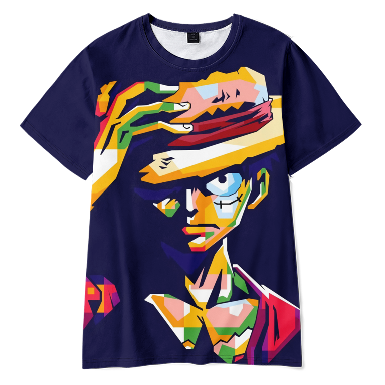 Anime One Piece 3D Short Sleeve,3D T-shirt - Walmart.com