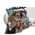 thumbnail image 1 of Anime One Piece Blanket for Bed Sofa Flannel Throw Blanket One Piece Merch for Anime Lovers, 1 of 7