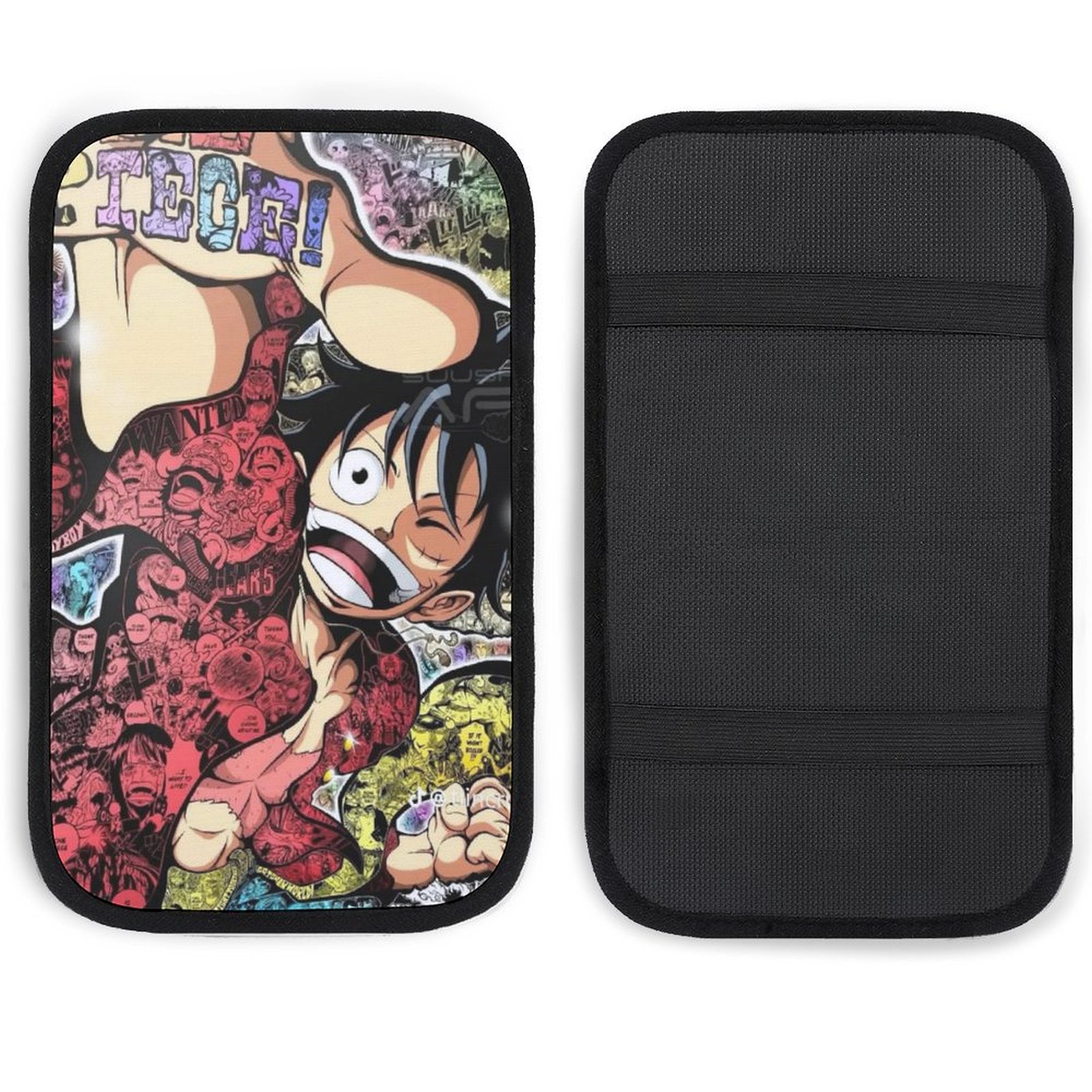 Anime One Piece Luffy Car Armrest Cover Auto Center Console Pad Car ...