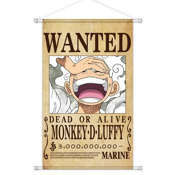 Anime One Piece Poster Gear 5 Luffy HD Print Canvas Painting Wall Art For Living Room Bedroom Office Decor 15.7x23.6inch, Unframed