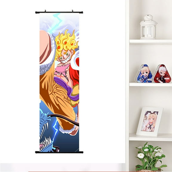 Anime One Piece Poster HD Print Canvas Painting Wall Art For Living Room Bedroom Office Decor 9.8x29.5inch, Unframed