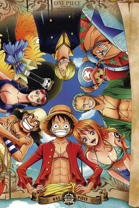 Anime One Piece Strong World Luffy Zoro ACE Poster Group High