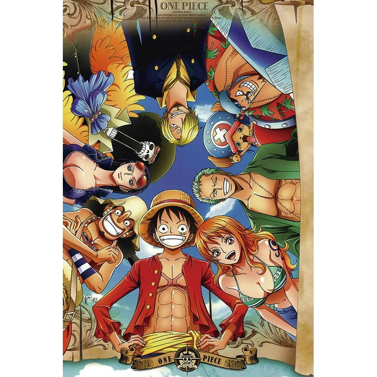 Anime One Piece Strong World Luffy Zoro ACE Poster Group High