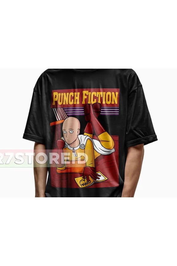 Anime One Punch Man Unisex Tee, Saitama Fiction Design Shirt, Japanese Cartoon Graphic Top, Funny Animation Gift, Manga Lover T-Shirt