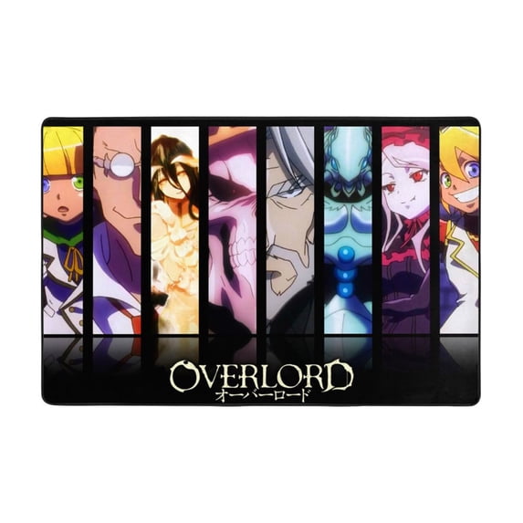 Anime Overlord Albedo Rugs Washable Cover Floor Rug Carpets Bathroom Decorations For Kitchen Bedroom Indoor 36"X24"