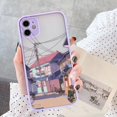 Anime Painted House scenery Phone Case For iPhone 7 8 Plus SE2 X XR XS