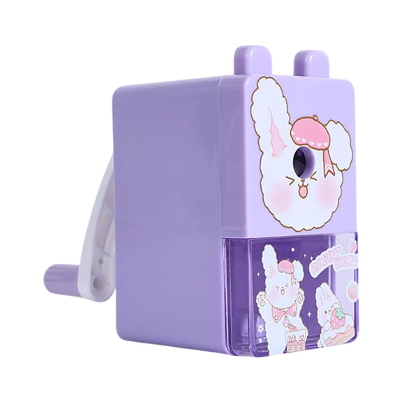 Anime Pencil Sharpener Hand Crank Automatic Lead Sharpener Labor-Saving Monohole Pencil Sharpener Stationery Prizes