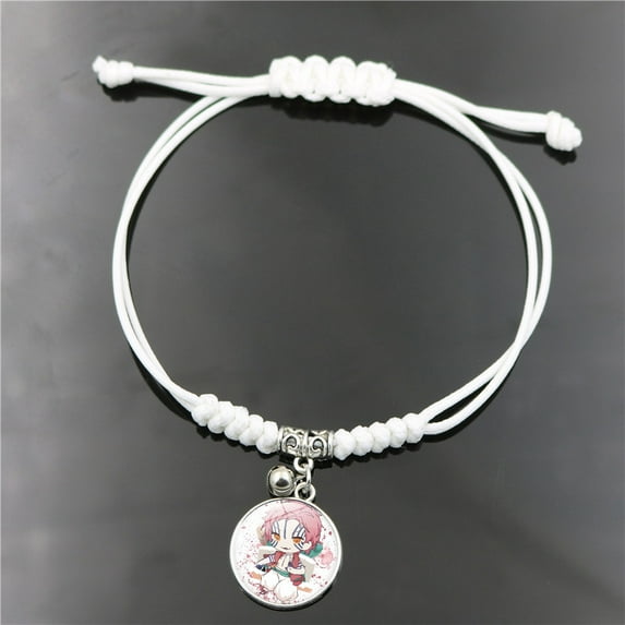 Anime Peripheral Demon Slayer Woven Bracelet Charcoal Jiro Zui Hirayosuke Winding Ertong Grinding Hand Jewelry
