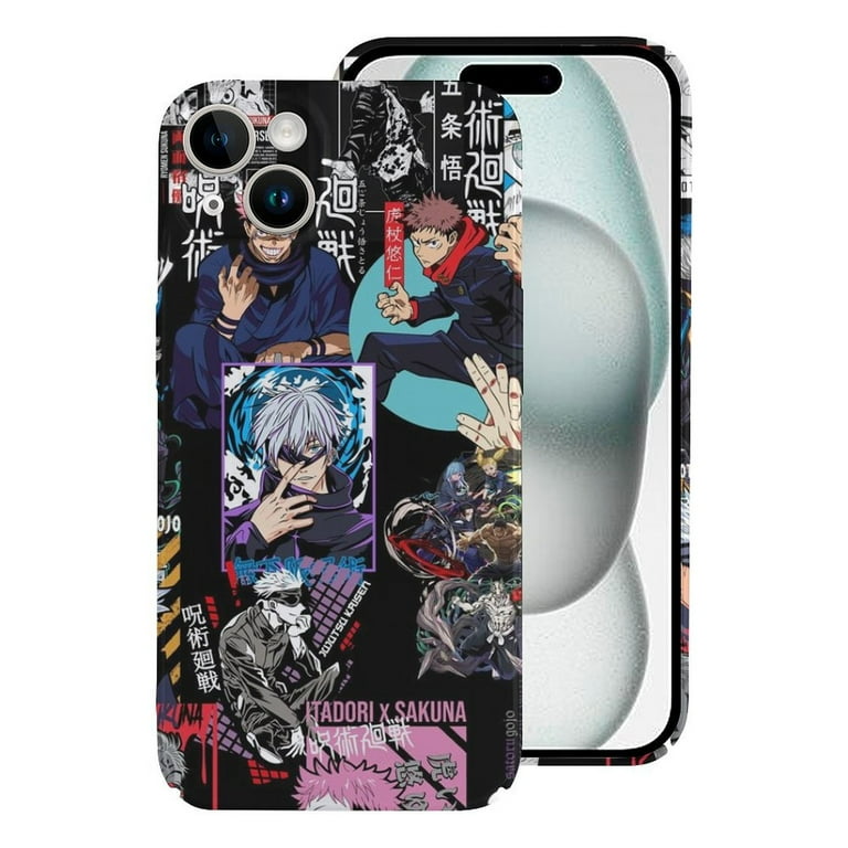 Anime Phone Case, Jujutsu Kaisen Phone Case for iPhone 15/ 15 Plus/ 15 Pro/  15 Pro Max, Anti-Scratch & Shockproof PC Hard Shell Cover, Wireless  Charging Compatible - Walmart.com