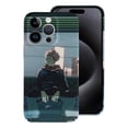 thumbnail image 1 of Anime Phone Case, Jujutsu Kaisen Phone Case for iPhone 15/ 15 Plus/ 15 Pro/ 15 Pro Max, Anti-Scratch & Shockproof PC Hard Shell Cover, Wireless Charging Compatible, 1 of 8