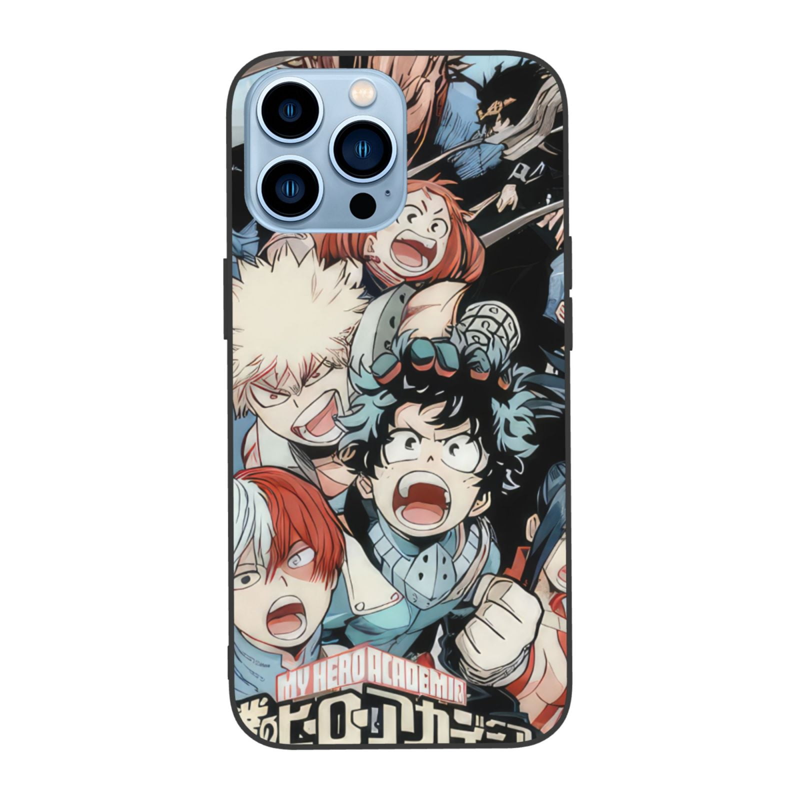 Anime Phone Case My Hero Academia Phone Case Compatible With Iphone 13 Pro 6.1 Inch Iphone 13 Pro Max 6.7 Inch Soft Anti Scratch Shockproof TPU