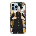 thumbnail image 1 of Anime Phone Case, My Hero Academia Phone Case Compatible With Iphone 13 Pro 6.1 Inch Iphone 13 Pro Max 6.7 Inch, Soft Anti-Scratch Shockproof TPU Protective Bumper Phone Cover, 1 of 7