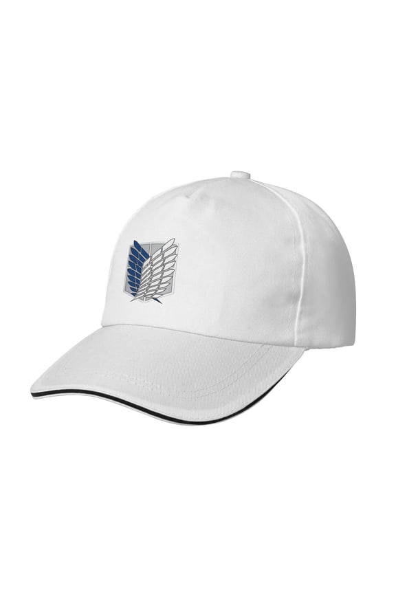 Anime Polyester 5 Panel Baseball Cap​,Comic Hat,Attack on Titan Camp cap With 5 Panels Trucker Hats