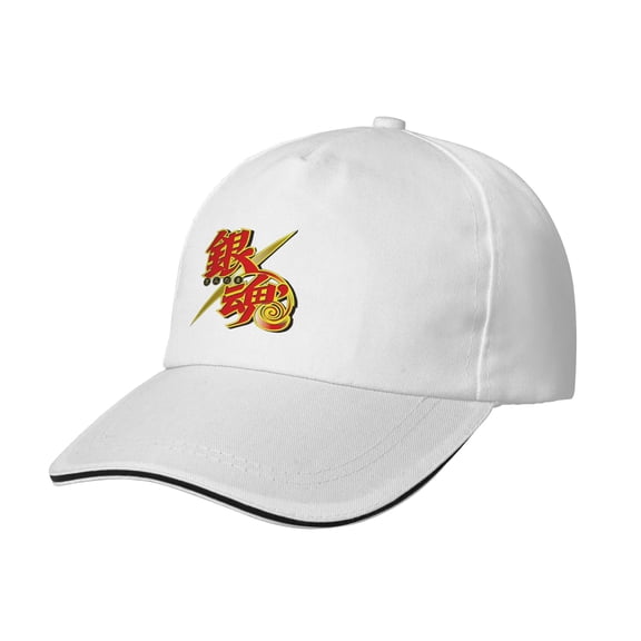Anime Polyester 5 Panel Baseball Cap​,Comic Hat,Gintama Camp cap With 5 Panels Trucker Hats