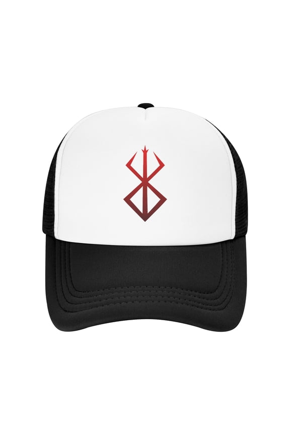 Anime Polyester Mesh Baseball Cap​,Comic Hat,BERSERK Baseball Cap With Mesh Panels Trucker Hats