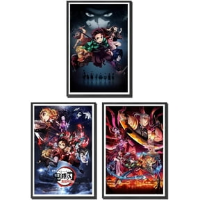 Anime Poster 3 Piece Set Poster Canvas Wall Art Unframe 12x18inch