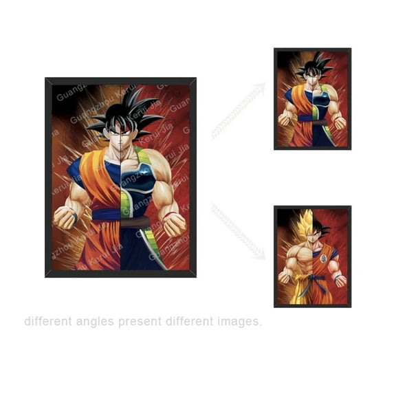 Anime Poster 3D Effect, 2 images in one, 3D Lenticular Effect