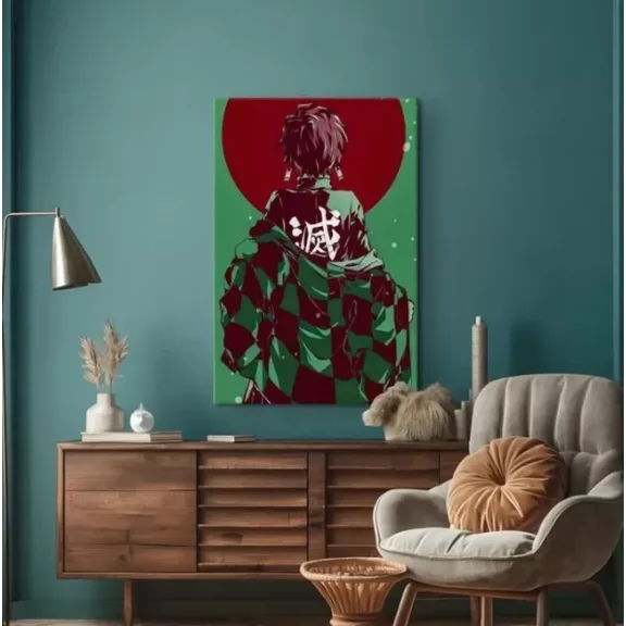 Anime Poster Anime Poster Anime Wall Art Demon Wall Art Home Decor Vintage Art Print Cute Birthday Gift Wall Art