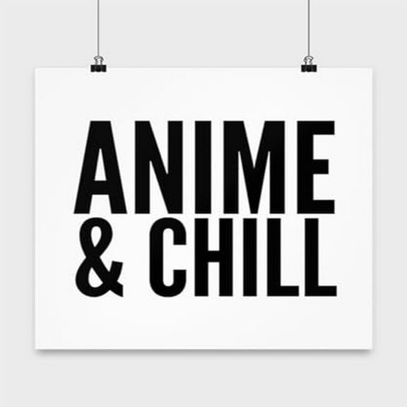 Anime Character Collage - Anime Lovers - 13x13 Poster Print - Bedroom Decor