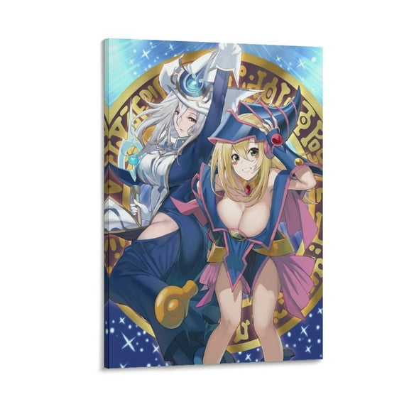 Anime Poster Dark Magician Girl Gifts Canvas Painting Poster Wall Art Decorative Picture Prints Modern Decor 12x18inch(30x45cm)