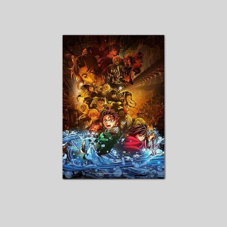 Anime Poster, Demon Slayer: Infinity Castle - Total War Poster Room Decor Poster Size 24''x36'' Goldengate