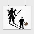thumbnail image 1 of Anime Poster, Game Avatar, Gamer Wall Art Gift, White 13x13in Poster, 1 of 4