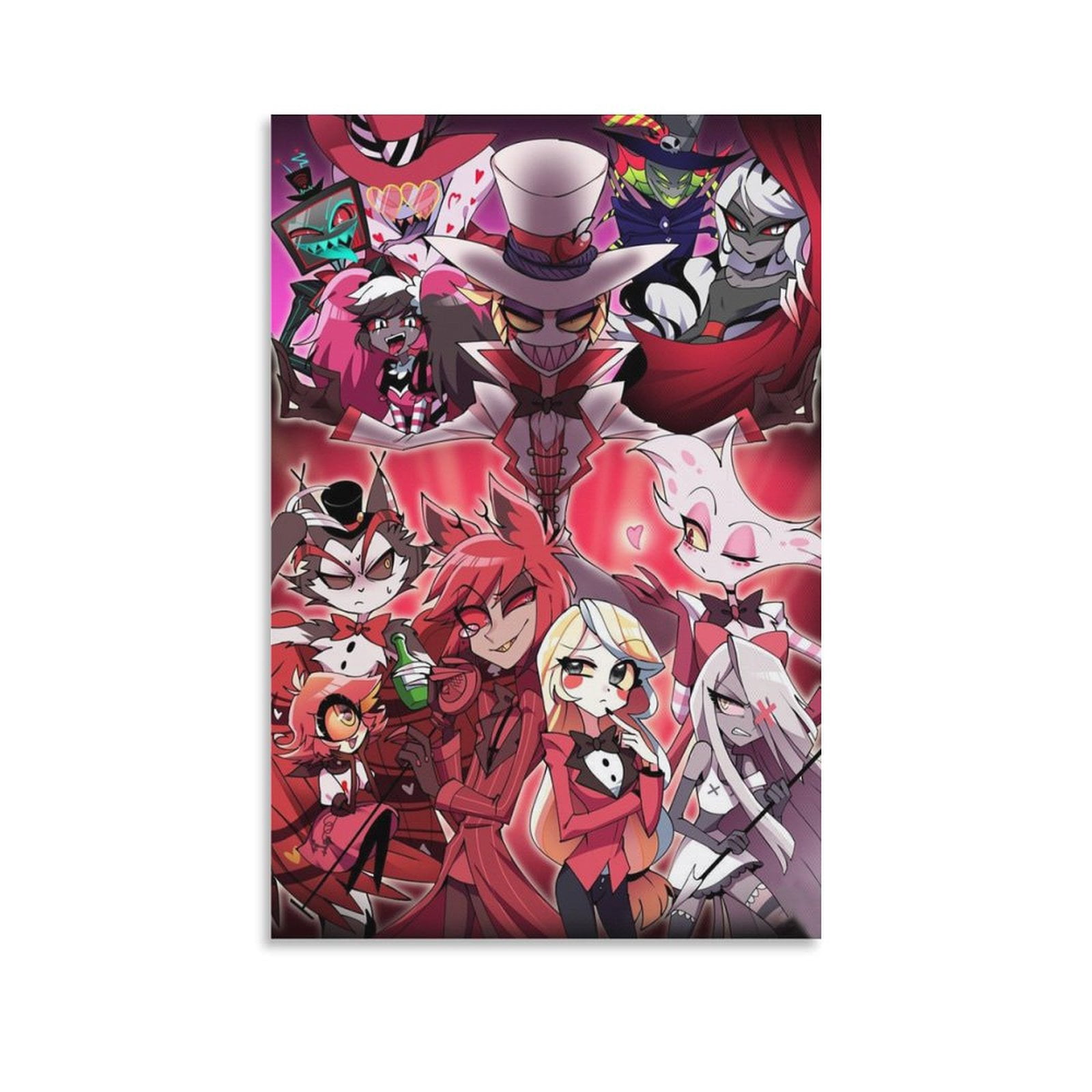 Anime Poster Hazbin Hotel Canvas Poster Wall Art Picture Prints Hanging ...