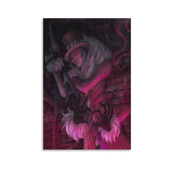 Anime Poster Hazbin Hotel Valentino (1) Painting On Canvas Wall Art Poster Scroll Picture Print Living Room Walls Decor Home Posters 24x36inch(60x90cm)