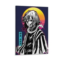 Anime Poster Obanai Iguro Canvas Wall Art Poster Decorative Bedroom Modern Home Print Picture Artworks Posters 16x24inch(40x60cm)