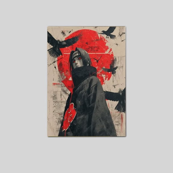 Anime Poster - Uchiha Sasuke Naruto Japanese Vintage Home Decor Poster Size 24''x36'' The Golden Shop