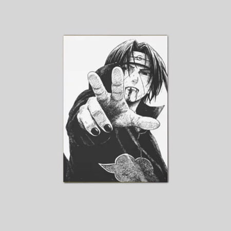 Anime Poster - Uchiha Sasuke Naruto Manga Wall Art - Home Decor Poster Size 24''x36'' The Golden Shop