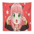 Anime Poster for SPY×FAMILY Bedroom Aesthetics Funny Room Decor Flag