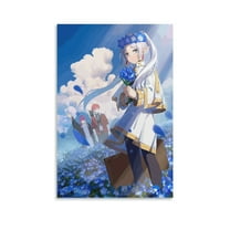 Anime Posters Frieren Beyond Journey's End Wall Art Poster Gifts Bedroom Prints Home Decor Hanging Picture Canvas Painting Posters 12x18inch(30x45cm)