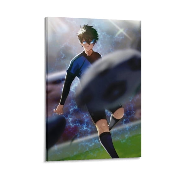 Anime Posters Isagi Yoichi Artworks Canvas Poster Room Aesthetic Wall Art Prints Home Modern Decor Gifts 16x24inch(40x60cm)