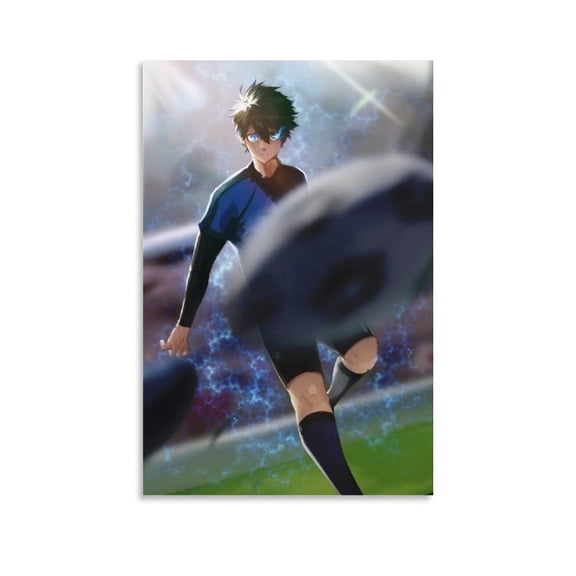Anime Posters Isagi Yoichi Canvas Poster Wall Art Picture Prints Hanging Photo Gift Decor Home Posters Artworks 24x36inch(60x90cm)