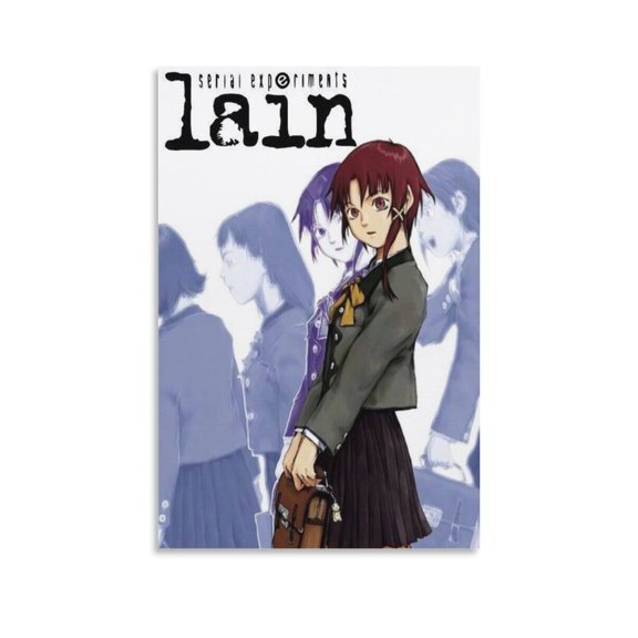 Anime Posters Serial Experiments Lain (1) Posters Art Print Wall Photo Paint Poster Hanging Picture Family Bedroom Decor Gift 16x24inch(40x60cm)