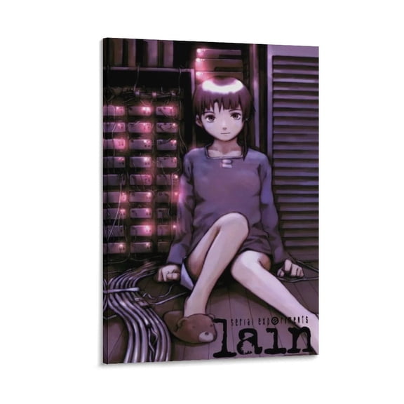 Anime Posters Serial Experiments Lain (2) Poster Decorative Painting Canvas Wall Art Living Room Posters Bedroom Painting 12x18inch(30x45cm)