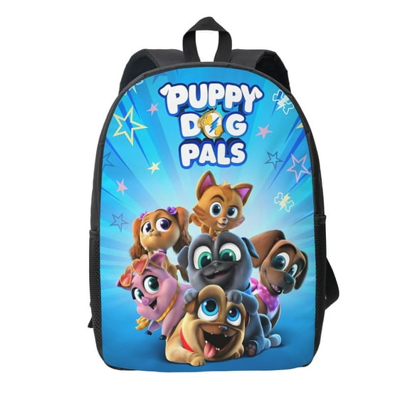 Anime Puppy Dog Pals Backpack Unisex Bookbag Rucksack Printing Shoulder Bag Back To School Bag Travel Hiking Daypack