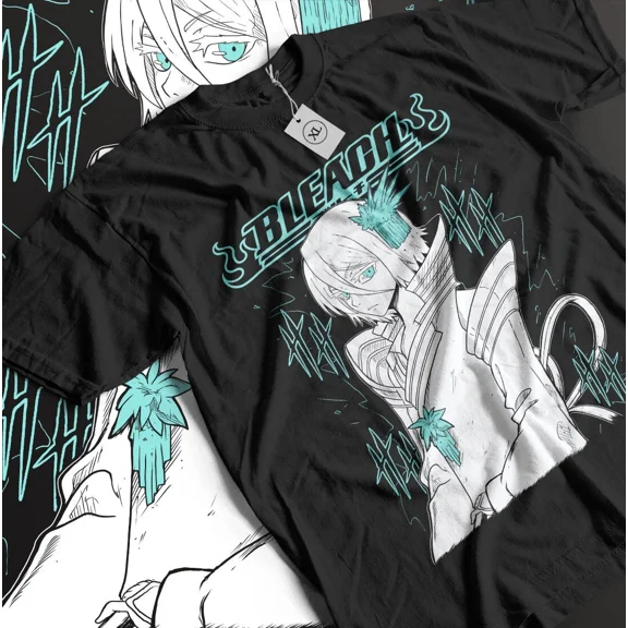 Anime Rukia Bleach Zaraki Kenpachi T-Shirt Unisex#16