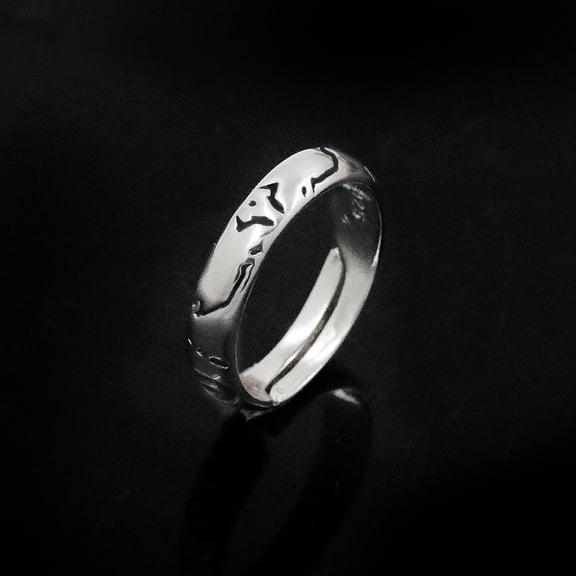 Anime Ryomen Sukuna Ring Adjustable Rings Cosplay Jewelry Accessories