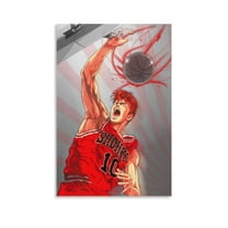 Anime SLAM DUNK Anamichi Sakuragi Artwork Poster Room Aesthetic Poster Print Art Wall Painting Canvas Posters Gifts Modern Bedroom Decor 12x18inch(30x45cm)